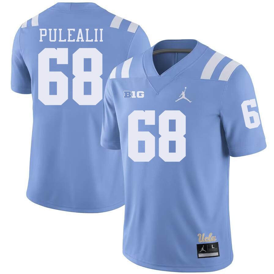 UCLA Bruins #68 Noah Pulealii Big 10 Conference College Football Jerseys Stitched Sale-Power Blue